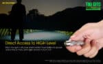 Φακός Led Μπρελόκ TIKI GITD Glow in the Dark Επαναφορτιζόμενος 300 Lumens με Εμβέλεια 71m, Φωσφορίζον Σώμα, Φως UV 365nm, Μπαταρία 130mAh, Φόρτιση USB-C και Αδιαβροχοποίηση IP66 – Nitecore. - Image 18