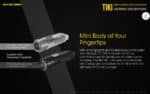 Φακός Led Μπρελόκ TIKI LE Επαναφορτιζόμενος 300 Lumens με Εμβέλεια 71m, Κόκκινο και Μπλε Φως Σήμανσης, Μπαταρία 130mAh, Φόρτιση USB-C και Αδιαβροχοποίηση IP66, Μαύρος – Nitecore. - Image 6