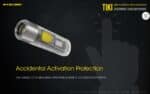 Φακός Led Μπρελόκ TIKI LE Επαναφορτιζόμενος 300 Lumens με Εμβέλεια 71m, Κόκκινο και Μπλε Φως Σήμανσης, Μπαταρία 130mAh, Φόρτιση USB-C και Αδιαβροχοποίηση IP66, Μαύρος – Nitecore. - Image 17