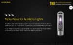 Φακός Led Μπρελόκ TIKI LE Επαναφορτιζόμενος 300 Lumens με Εμβέλεια 71m, Κόκκινο και Μπλε Φως Σήμανσης, Μπαταρία 130mAh, Φόρτιση USB-C και Αδιαβροχοποίηση IP66, Μαύρος – Nitecore. - Image 18