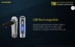 Φακός Led Μπρελόκ TIKI LE Επαναφορτιζόμενος 300 Lumens με Εμβέλεια 71m, Κόκκινο και Μπλε Φως Σήμανσης, Μπαταρία 130mAh, Φόρτιση USB-C και Αδιαβροχοποίηση IP66, Μαύρος – Nitecore. - Image 21