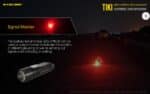 Φακός Led Μπρελόκ TIKI LE Επαναφορτιζόμενος 300 Lumens με Εμβέλεια 71m, Κόκκινο και Μπλε Φως Σήμανσης, Μπαταρία 130mAh, Φόρτιση USB-C και Αδιαβροχοποίηση IP66, Μαύρος – Nitecore. - Image 13