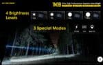 Φακός Led Χειρός TM39 Tiny Monster Επαναφορτιζόμενος 5200 Lumens με Εμβέλεια 1500m, Οθόνη OLED, Μπαταρία Υψηλής Χωρητικότητας και Αδιαβροχοποίηση IP68, Μαύρος – Nitecore - Image 13