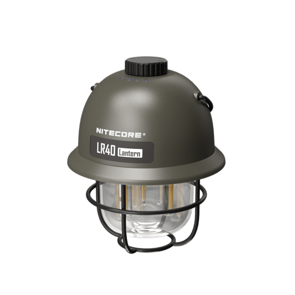 Φανάρι Camping Led LR40 Επαναφορτιζόμενο 100 Lumens με Μπαταρία 4000mAh, 3 Χρώματα Φωτισμού, Λειτουργία Power Bank και USB-C, Πράσινο – Nitecore