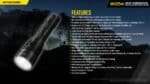 Φακός Led Χειρός MH25 V2 Multi Task Hybrid Επαναφορτιζόμενος 1300 Lumens με Εμβέλεια 475m, Μπαταρία 5000mAh, Φόρτιση USB-C και Αδιαβροχοποίηση IP68, Μαύρος – Nitecore - Image 26