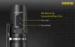 Φακός Led Χειρός MT10C Tactical 920 Lumens με Κόκκινο Φωτισμό, Εμβέλεια 190m και Αδιαβροχοποίηση IPX8, Μαύρος – Nitecore - Image 20