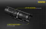 Φακός Led Χειρός MT10C Tactical 920 Lumens με Κόκκινο Φωτισμό, Εμβέλεια 190m και Αδιαβροχοποίηση IPX8, Μαύρος – Nitecore - Image 14
