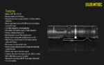 Φακός Led Χειρός MT10C Tactical 920 Lumens με Κόκκινο Φωτισμό, Εμβέλεια 190m και Αδιαβροχοποίηση IPX8, Μαύρος – Nitecore - Image 21