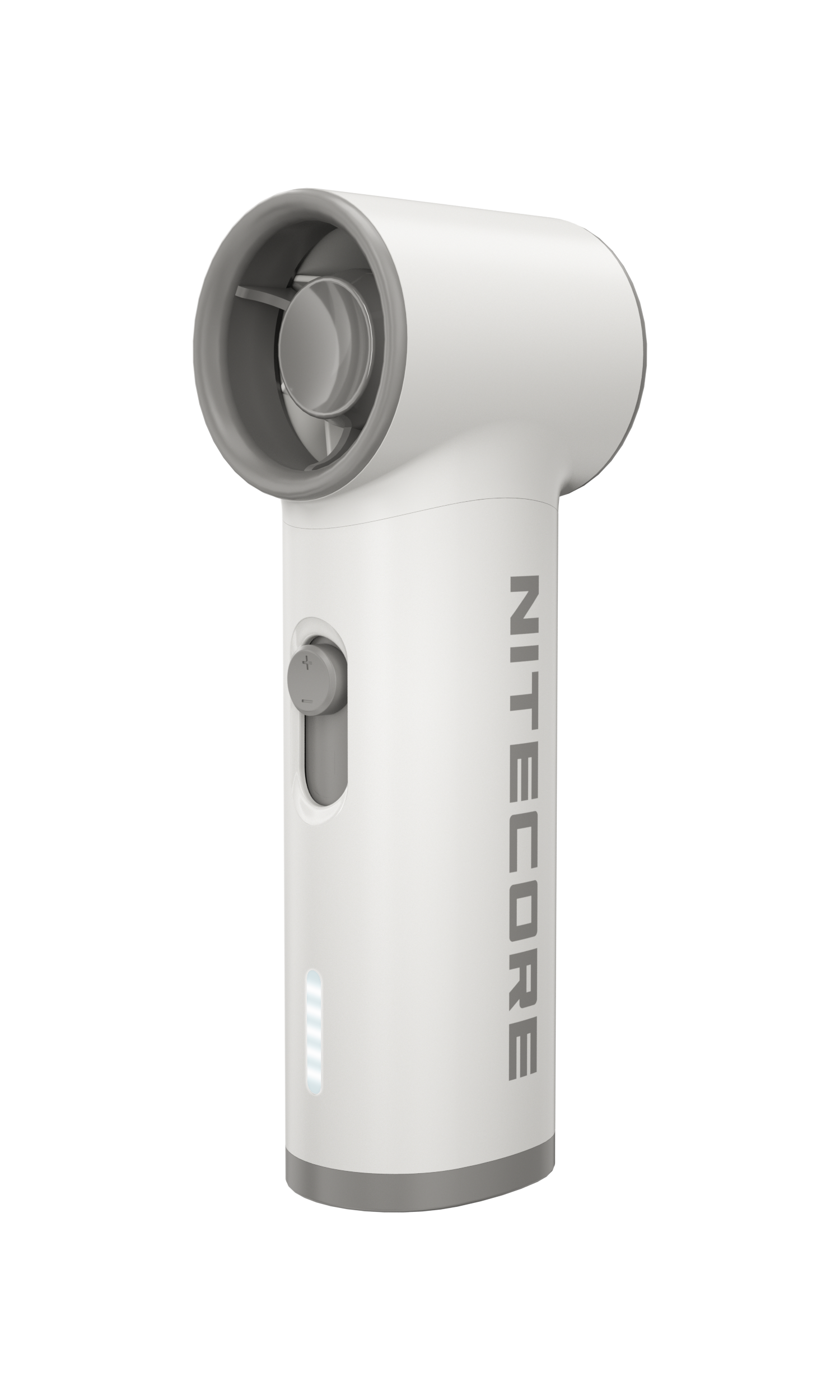 NEF01Lite_Frost-White Φορητός Ανεμιστήρας Χειρός NEF01 Lite Επαναφορτιζόμενος με 5 Ταχύτητες, Μπαταρία 2600 mAh και USB-C, Λευκός – Nitecore - Image 1
