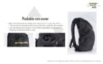 Σακίδιο Πλάτης BP20 Tactical 20L από Ανθεκτικό Nylon 1000D, με Αεριζόμενη Πλάτη, Σύστημα MOLLE και Αδιάβροχο Κάλυμμα – Nitecore - Image 13