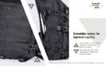Σακίδιο Πλάτης BP20 Tactical 20L από Ανθεκτικό Nylon 1000D, με Αεριζόμενη Πλάτη, Σύστημα MOLLE και Αδιάβροχο Κάλυμμα – Nitecore - Image 11