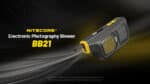 Ηλεκτρικός Φυσητήρας Αέρα BB21 Blower Baby Επαναφορτιζόμενος για Καθαρισμό Φωτογραφικού και Ηλεκτρονικού Εξοπλισμού, Ταχύτητα Αέρα 80 km/h, 3 Λειτουργίες και USB-C, Μαύρος – Nitecore - Image 6