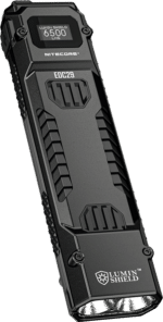 Φακός Led Χειρός EDC29 UHi Επαναφορτιζόμενος 6500 Lumens με Εμβέλεια 400m, Οθόνη OLED, Μπαταρία 2500mAh, USB-C και Προστασία IP54, Μαύρος – Nitecore