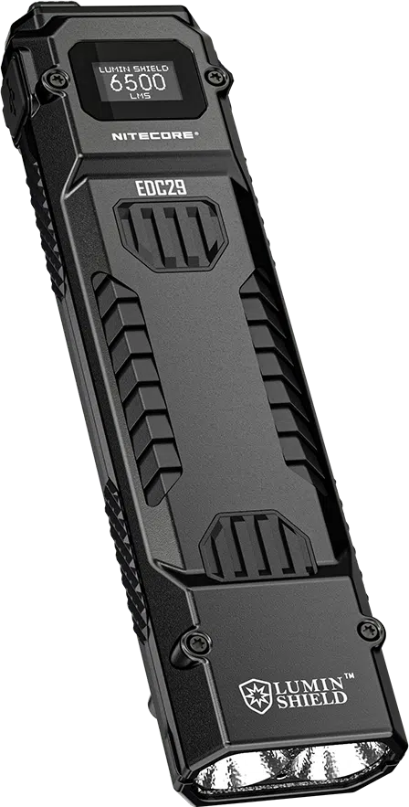NITECORE_EDC29_01_GROP Φακός Led Χειρός EDC29 UHi Επαναφορτιζόμενος 6500 Lumens με Εμβέλεια 400m, Οθόνη OLED, Μπαταρία 2500mAh, USB-C και Προστασία IP54, Μαύρος – Nitecore - Image 1