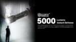 Φακός Led Χειρός EDC35 UHi Επαναφορτιζόμενος 5000 Lumens με Εμβέλεια 550m, Μπαταρία 6000mAh, Φόρτιση USB-C και Αδιαβροχοποίηση IP68, Μαύρος – Nitecore - Image 11