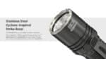 Φακός Led Χειρός EDC35 UHi Επαναφορτιζόμενος 5000 Lumens με Εμβέλεια 550m, Μπαταρία 6000mAh, Φόρτιση USB-C και Αδιαβροχοποίηση IP68, Μαύρος – Nitecore - Image 18