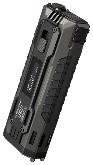 NITECORE_EDC37_012 Φακός Led Χειρός EDC37 UHi Επαναφορτιζόμενος 8000 Lumens με Εμβέλεια 420m, Οθόνη OLED, Μπαταρία 8000mAh, Ταχεία Φόρτιση USB-C και Προστασία IP54, Μαύρος – Nitecore - Image 1