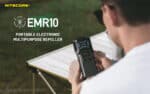 Ηλεκτρονικό Απωθητικό Κουνουπιών EMR10 Επαναφορτιζόμενο με Υπερήχους, Θερμαινόμενες Ταμπλέτες, Εμβέλεια Προστασίας 5m, Λειτουργία Power Bank 10000mAh, Οθόνη Led και USB-C – Nitecore - Image 4