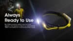 Θήκη Επέκτασης Μπαταρίας 18650 Extension Battery Case με Λειτουργία Power Bank, USB-C και Ένδειξη Φόρτισης για Φακούς Κεφαλής NU40, NU43 και NU50 – Nitecore - Image 4
