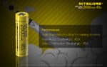 Σετ 2 Επαναφορτιζόμενων Μπαταριών Li-ion IMR18650 2600mAh 3.7V με Μέγιστη Εκφόρτιση 40A και Επίπεδο Θετικό Πόλο Flat Top – Nitecore - Image 6