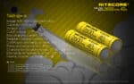 Σετ 2 Επαναφορτιζόμενων Μπαταριών Li-ion IMR18650 2600mAh 3.7V με Μέγιστη Εκφόρτιση 40A και Επίπεδο Θετικό Πόλο Flat Top – Nitecore - Image 11