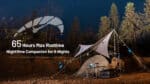Φανάρι Camping Led LR40 Επαναφορτιζόμενο 100 Lumens με Μπαταρία 4000mAh, 3 Χρώματα Φωτισμού, Λειτουργία Power Bank και USB-C, Λευκό – Nitecore - Image 10