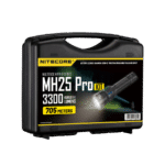 Φακός Led Χειρός MH25 Pro Hunting Kit Επαναφορτιζόμενος 3300 Lumens με Εμβέλεια 705m, Μπαταρία 5300mAh, USB-C, Αδιαβροχοποίηση IP68 και Αξεσουάρ Κυνηγιού – Nitecore