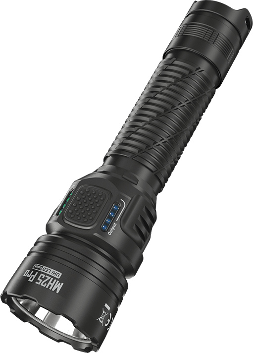 Φακός Led Χειρός MH25 Pro Επαναφορτιζόμενος 3300 Lumens με Εμβέλεια 705m, Μπαταρία 5300mAh, USB-C και Αδιαβροχοποίηση IP68, Μαύρος – Nitecore