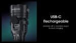 Φακός Led Χειρός MH25 Pro Επαναφορτιζόμενος 3300 Lumens με Εμβέλεια 705m, Μπαταρία 5300mAh, USB-C και Αδιαβροχοποίηση IP68, Μαύρος – Nitecore - Image 20