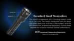 Φακός Led Χειρός MH25 Pro Επαναφορτιζόμενος 3300 Lumens με Εμβέλεια 705m, Μπαταρία 5300mAh, USB-C και Αδιαβροχοποίηση IP68, Μαύρος – Nitecore - Image 25