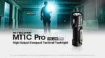 Φακός Led Χειρός MT1C Pro Multi Task Επαναφορτιζόμενος 1000 Lumens με Εμβέλεια 360m, Μπαταρία 1600mAh, Φόρτιση USB-C και Αδιαβροχοποίηση IP68, Μαύρος – Nitecore - Image 8