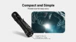 Φακός Led Χειρός MT2C Pro Multi Task Επαναφορτιζόμενος 1800 Lumens με Εμβέλεια 520m, Μπαταρία 3600mAh, Φόρτιση USB-C και Αδιαβροχοποίηση IP68, Μαύρος – Nitecore - Image 19