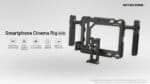 Βάση Κινηματογράφησης Smartphone NCR10 Cinema Rig από Αλουμίνιο με Διπλές Ρυθμιζόμενες Λαβές, Υποδοχές 1/4" και Cold Shoe για Vlogging και Βιντεοσκόπηση – Nitecore - Image 6