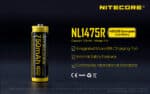 Επαναφορτιζόμενη Μπαταρία Li-ion NL1475R 14500 750mAh 3.6V με Ενσωματωμένη Θύρα Φόρτισης Micro-USB – Nitecore - Image 3