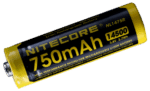 Επαναφορτιζόμενη Μπαταρία Li-ion NL1475R 14500 750mAh 3.6V με Ενσωματωμένη Θύρα Φόρτισης Micro-USB – Nitecore