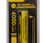 Επαναφορτιζόμενη Μπαταρία Li-ion NL1840R 18650 4000mAh 3.6V με Θύρα USB-C – Nitecore