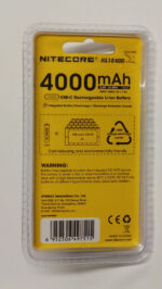 Επαναφορτιζόμενη Μπαταρία Li-ion NL1840R 18650 4000mAh 3.6V με Θύρα USB-C – Nitecore - Image 2