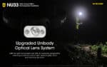 Φακός Led Κεφαλής NU33 Επαναφορτιζόμενος 700 Lumens με Εμβέλεια 135m, Μπαταρία 2000mAh, Κόκκινο Φως και USB-C, Μαύρος – Nitecore - Image 7