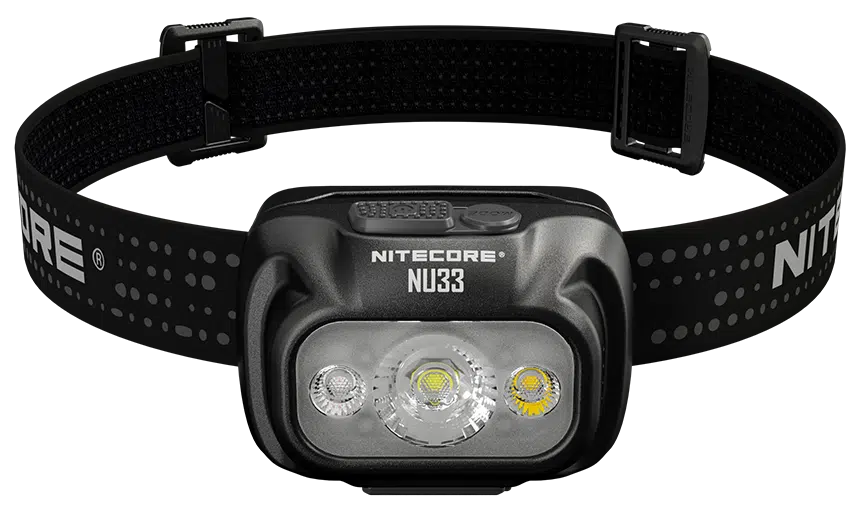 NITECORE_NU33_012 Φακός Led Κεφαλής NU33 Επαναφορτιζόμενος 700 Lumens με Εμβέλεια 135m, Μπαταρία 2000mAh, Κόκκινο Φως και USB-C, Μαύρος – Nitecore - Image 1