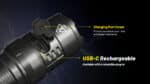 Φακός Led Χειρός P23i Precise Tactical Επαναφορτιζόμενος 3000 Lumens με Εμβέλεια 470m, Μπαταρία 5000mAh, Φόρτιση USB-C και Λειτουργία Strobe, Μαύρος – Nitecore - Image 18