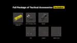 Φακός Led Χειρός P23i Precise Tactical Επαναφορτιζόμενος 3000 Lumens με Εμβέλεια 470m, Μπαταρία 5000mAh, Φόρτιση USB-C και Λειτουργία Strobe, Μαύρος – Nitecore - Image 25