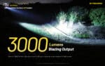 Φακός Led/LEP Χειρός P35i Επαναφορτιζόμενος 3000 Lumens με Εμβέλεια 1650m, Διπλή Δέσμη Φωτισμού, Οθόνη OLED, USB-C και Αδιαβροχοποίηση IP68, Μαύρος – Nitecore - Image 7