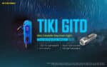 Φακός Led Μπρελόκ TIKI GITD Blue Επαναφορτιζόμενος 300 Lumens με Εμβέλεια 71m, Φωσφορίζον Σώμα, Φως UV και USB-C, Μπλε – Nitecore - Image 6