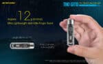 Φακός Led Μπρελόκ TIKI GITD Blue Επαναφορτιζόμενος 300 Lumens με Εμβέλεια 71m, Φωσφορίζον Σώμα, Φως UV και USB-C, Μπλε – Nitecore - Image 9