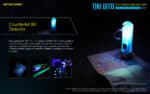 Φακός Led Μπρελόκ TIKI GITD Blue Επαναφορτιζόμενος 300 Lumens με Εμβέλεια 71m, Φωσφορίζον Σώμα, Φως UV και USB-C, Μπλε – Nitecore - Image 14