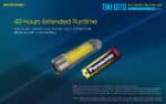 Φακός Led Μπρελόκ TIKI GITD Blue Επαναφορτιζόμενος 300 Lumens με Εμβέλεια 71m, Φωσφορίζον Σώμα, Φως UV και USB-C, Μπλε – Nitecore - Image 20