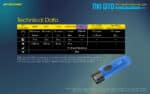 Φακός Led Μπρελόκ TIKI GITD Blue Επαναφορτιζόμενος 300 Lumens με Εμβέλεια 71m, Φωσφορίζον Σώμα, Φως UV και USB-C, Μπλε – Nitecore - Image 27