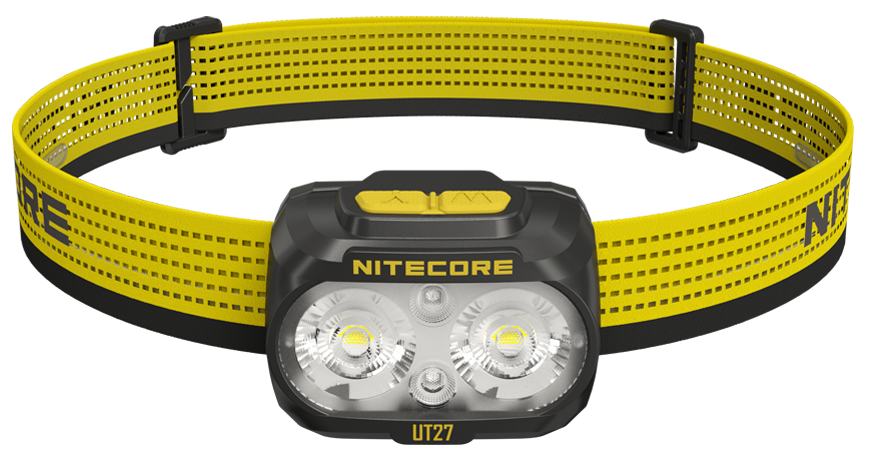 NITECORE_UT27_UHE_2025_NB Φακός Led Κεφαλής UT27 Pro MCT Επαναφορτιζόμενος 800 Lumens με 3 Θερμοκρασίες Φωτισμού, 2 Μπαταρίες HLB1500 και USB-C, Μαύρος – Nitecore - Image 1