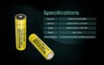 Επαναφορτιζόμενη Μπαταρία Li-ion NL1836 18650 3600mAh 3.6V – Nitecore - Image 12