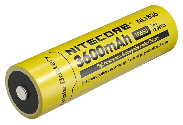 NL1836_012 Επαναφορτιζόμενη Μπαταρία Li-ion NL1836 18650 3600mAh 3.6V – Nitecore - Image 1